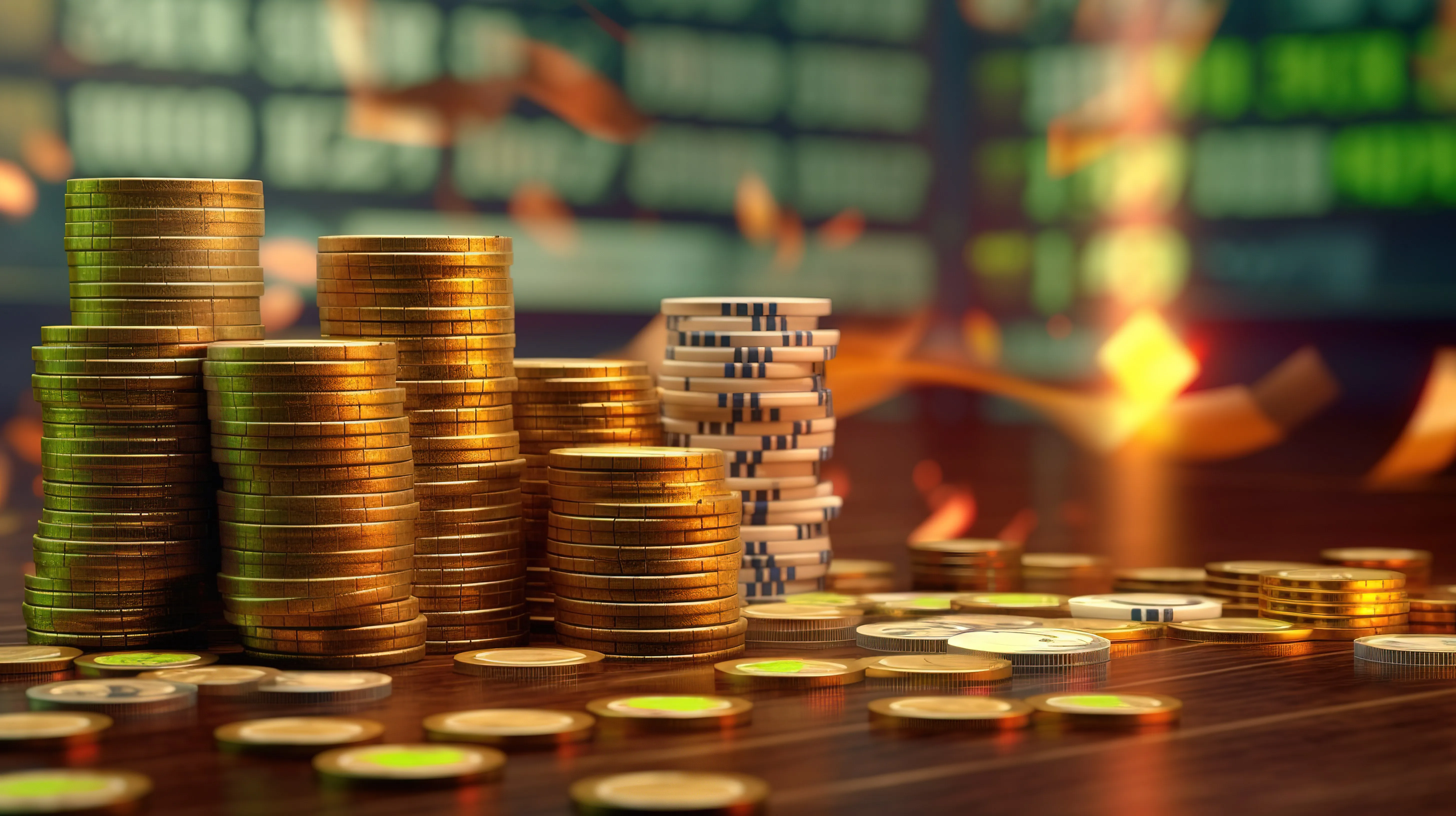 Sân vận động bóng đá với đèn pha sáng rực, tượng trưng cho cá cược bóng đá trực tuyến tại casino trực tuyến 6t